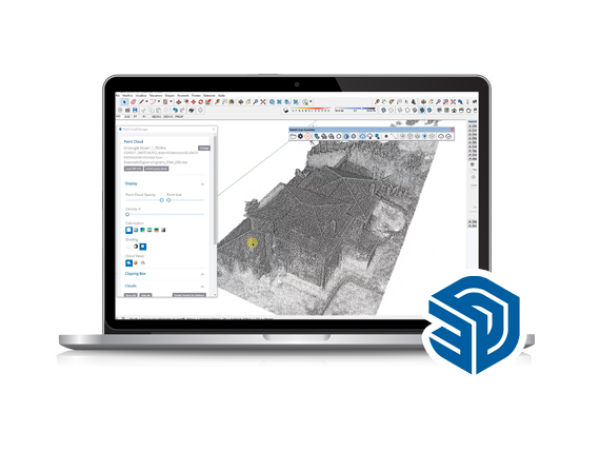 SketchUp Pro Advanced 2025 (Win, Mac e iPad) incluso Scan Essentials e Revit importer