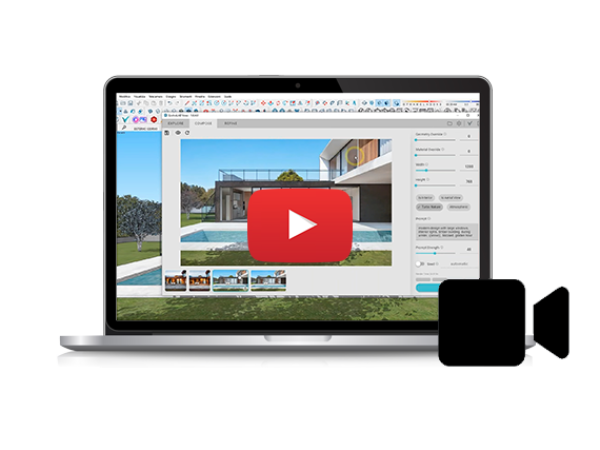 Corso - L’intelligenza artificiale nel rendering per Architetti con (e senza) SketchUp