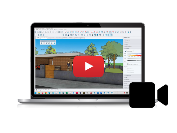VIDEO-CORSO SketchUp Pro 2024 - livello base