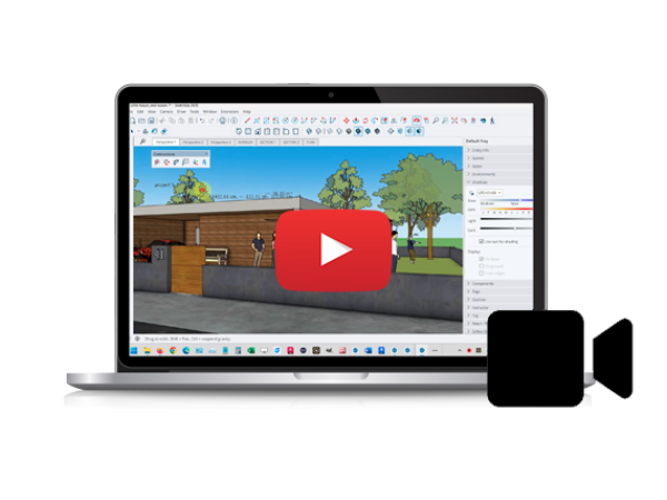 VIDEO-CORSO SketchUp Pro 2024 - livello base