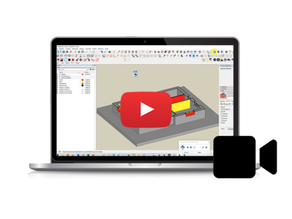 Webinar 1 ora Fasi e raffronto con SketchUp! (gialli e rossi dal modello 3D)
