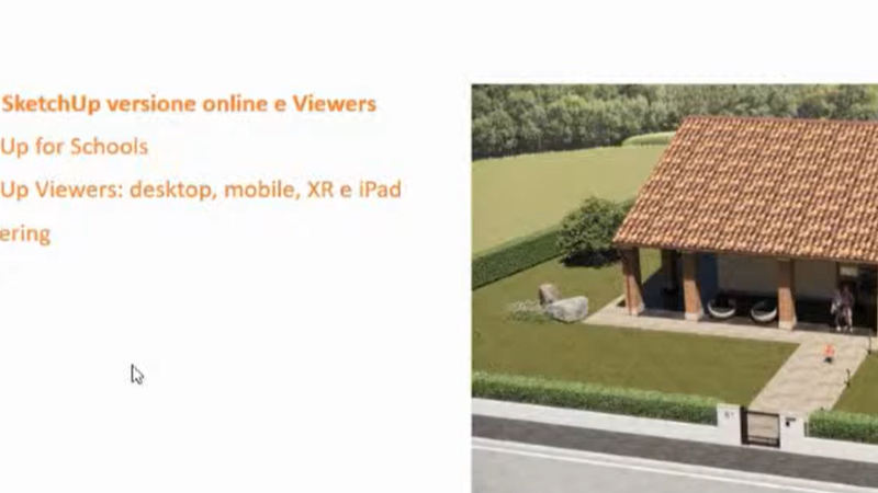 SketchUp a Scuola - webinar introduttivo al video corso accreditato al MIUR 5