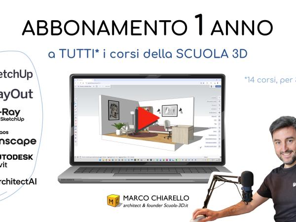 Abbonamento Scuola 3D di Marco Chiarello